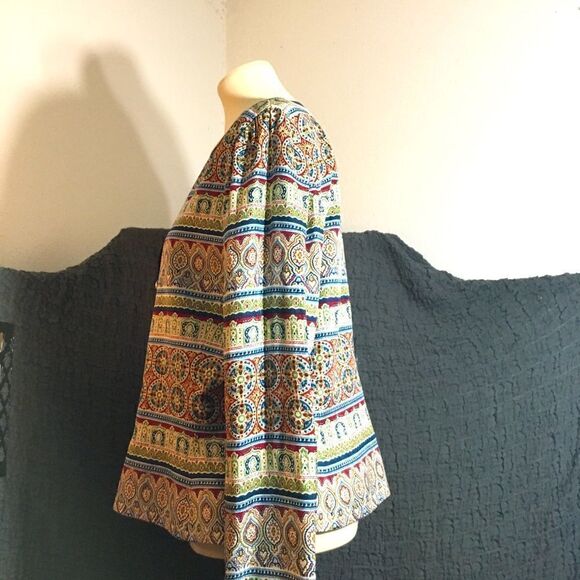Adriana Papell Boho Pasley Blazer Size Large - Picture 2 of 13